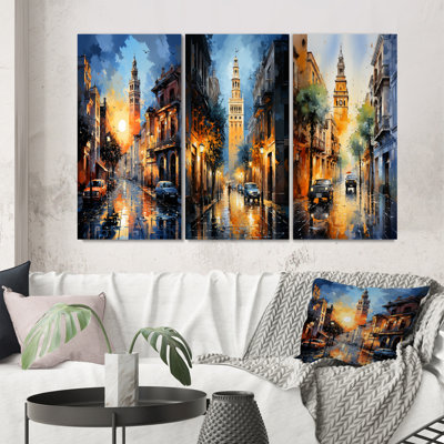 «Espagne Sevilles Iconic Giralda», 3 pièces