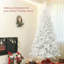Arbre de Noël artificiel de 9 pi de hauteur, arbre de Noël non éclairé avec 2132 pointes de branches, ouverture automatique, base en acier, décoration des Fêtes pour le bureau personnel-1846752890