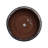 Handmade Black Matte Glazed Ceramic Planter Set Of 3, 15/11/9 Inch Diameter, Textured Finish For Orchids & Begonias, Indoor/Outdoor Use On Windowsill & Bookshelf, Breathable Clay