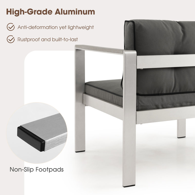 70cm Wide Straight Patio Sofa
