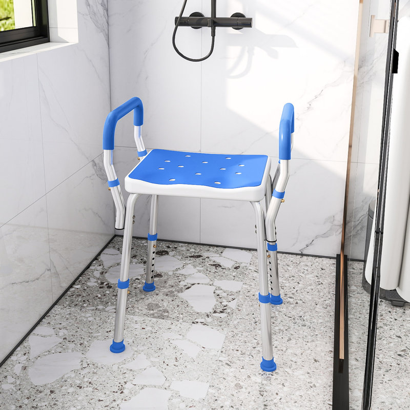 Shower Stool, Blue