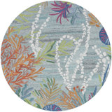 Reef Under the Sea Hand-Tufted Recycled Polyester Indoor/Outdoor Area Rug
