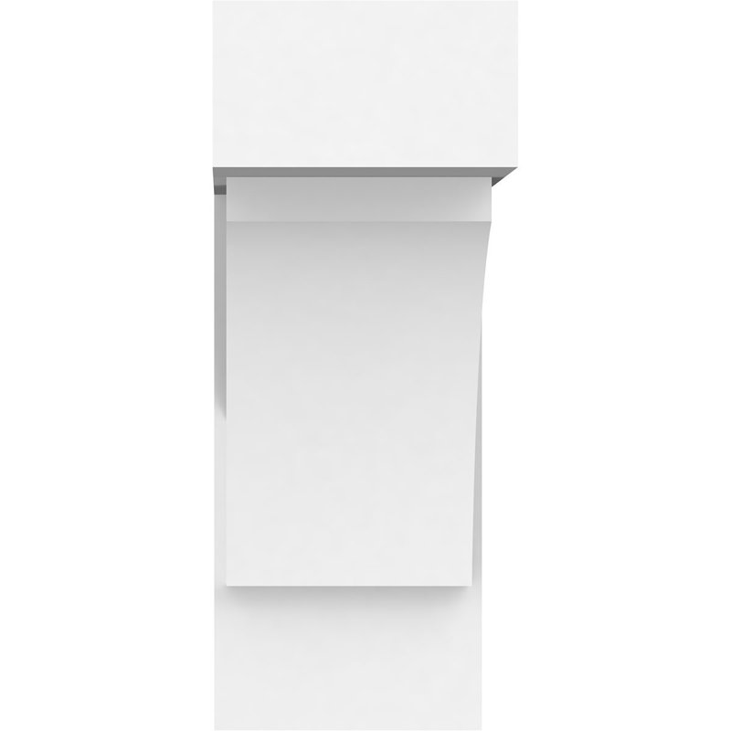 Support standard en uréthane avec extrémités en bloc de l 5 po x P 12 po x H 14 po Signature, H 14 po x l 5 po x P 12 po