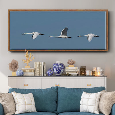 «Wing Up Wing Down», toile encadrée