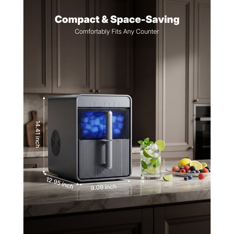 Self-Cleaning Portable Ice Maker Countertop