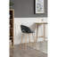 Hollydale Upholstered Counter Stool with Metal Frame-165755184