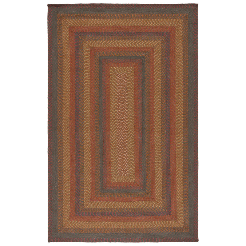 Indyah Flat Weave Jute Geometric Rug, Rectangle 3' x 5'