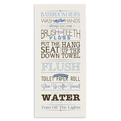 " Bathroom Rules "