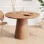 Table de salle à manger circulaire en bois-988440272
