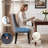 Modern Tufted Linen Upholstered Dining Chairs(Set of 2)-1128003497
