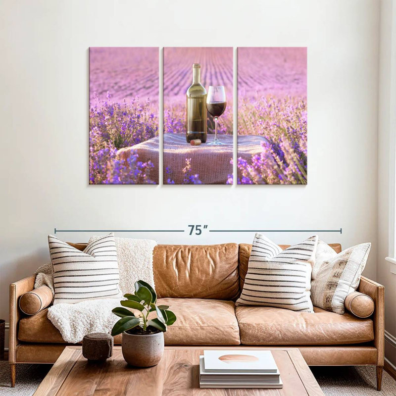 Yarlin Wine Romance, 36" H x 57" W