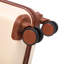 14"/20" 2 pcs/set in ABS Spinner Wheel Luggage, with Combination Lock,14" Cosmetic Case (Beige)