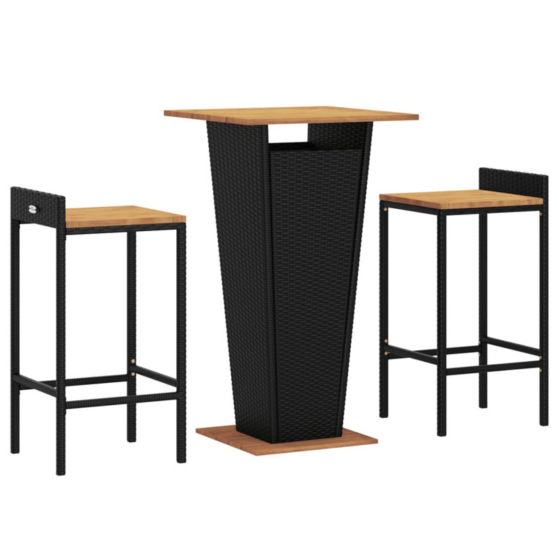 Layli 40cm Bar Set, Black
