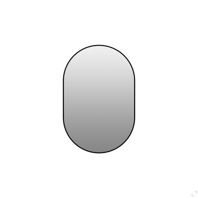 Miroir de salle de bain mural 91 x 61 cm (36 x 24 pouces), miroir encadré pour salle de bain, installation verticale ou horizontale, miroir HD moderne pour chambre ou entrée.