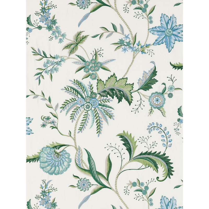 The MET x The House of Scalamandre Seraphine Embroidered Silk, Meadow