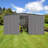 New Outdoor Storage Shed Has Two Functions: Metal Shed And Firewood Shed 13 Ft×11 Ft , More Suitable For Winter-118182009