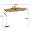 Parasol de plage lumineux 9 pi 6 po Naileth