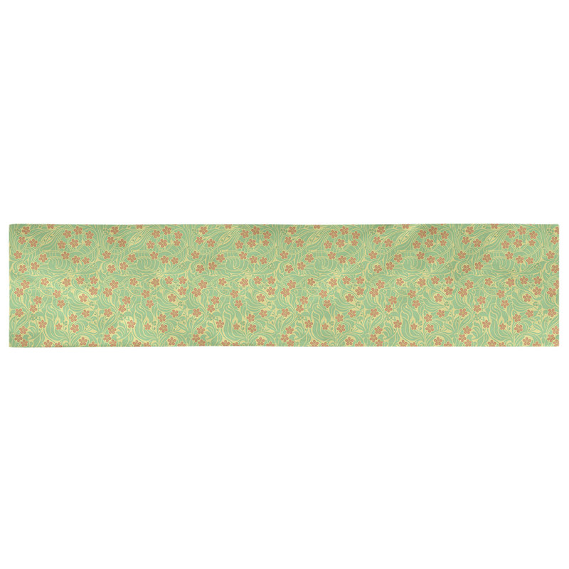 Chemin de table floral - Collection Avicia, polyester résistant à la décoloration en plusieurs couleurs, lavable à la machine