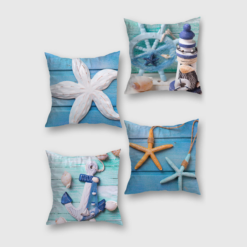 Ensemble de housse de coussin décoratif 4 pièces Ortiz