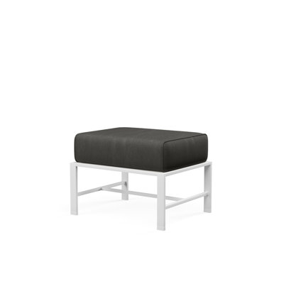 Bristol Outdoor Ottoman with Sunbrella Cushions -  Sunset West, SW501-OTT-48085