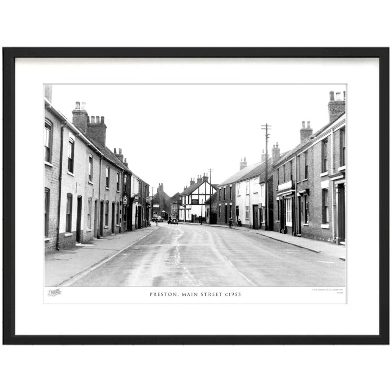 Preston, Main Street C1955 by Francis Frith - Single Picture Frame Print, 60cm H x 80cm W x 2.3cm D