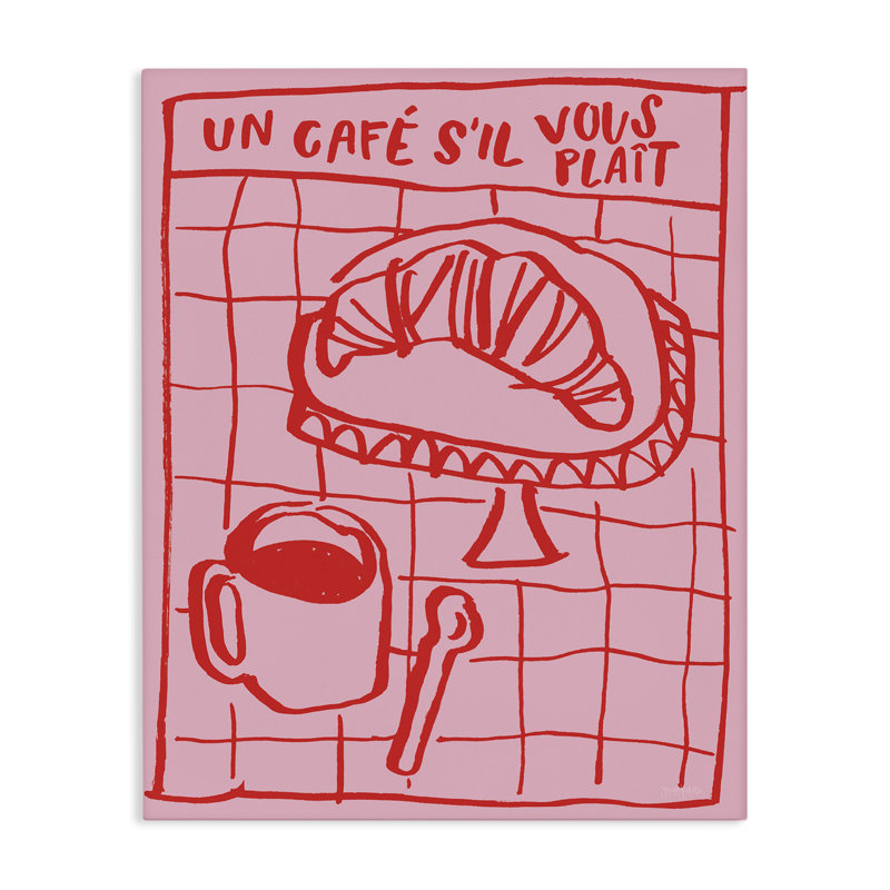 «Cafe Brunch Doodles», conception par Jenaya Jackson, H 20 po x l 16 po