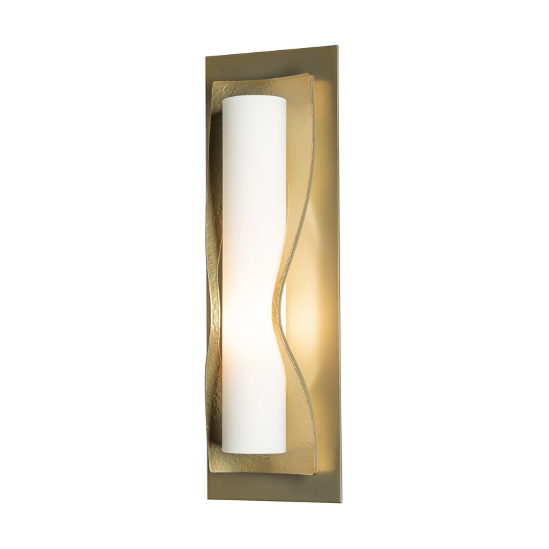 Dune Flush Mounted Sconce, 1, Modern Brass