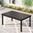 Shutesbury 61.4" W x 37.4" D Steel Extendable Rectangular Patio Dining Table