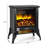 15'' W Black Electric Stove with 4777 BTU