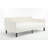 (Mattress Not Included)Twin Size Beige Velvet Upholstered Daybed, Ribbed Tufted Backrest