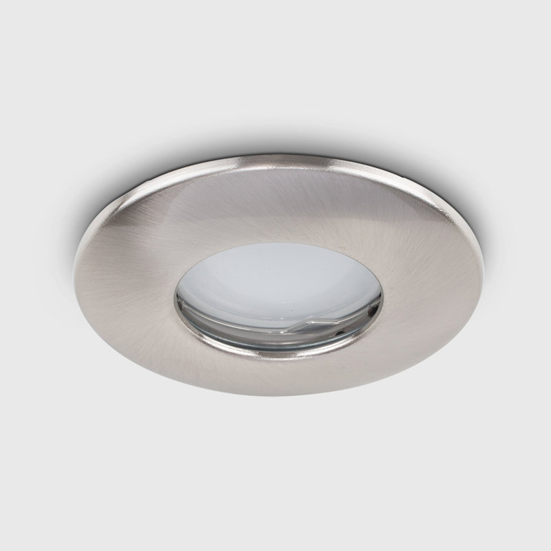 8.6cm Retrofit Downlight, No Bulb, Brushed Chrome