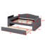 Lit de jour rembourré avec accoudoirs de rangement, lit gigogne et système audio Bluetooth-1637385062-1637385059