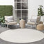Tapis intérieur / extérieur ivoire / blanc Foundry Select-1735417342