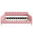 Pink Queen Size Upholstered Daybed with 4 Support Legs - Sturdy for Guest Room/Living Room-716312810