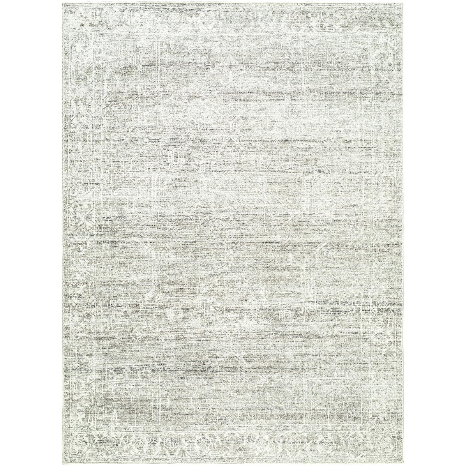 Galey Alix x Livabliss Collins Avenue Abstract Rug, Rectangle 2'1" x 3'9", Gray