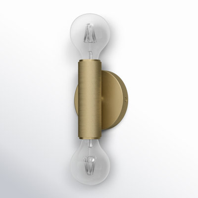 Cabot 2 Light Wrought Iron Dimmable Armed Sconce