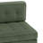 Upholstered Green Tufted Corduroy Armless Chair with Pillow Back, Single Chair Module Part For Sectional Sofa-285358884