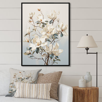 «Magnolias Beauty Blossums», impression sur toile