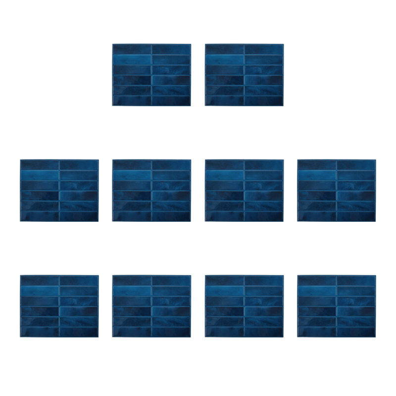 23 x 29 cm Tile, Blue