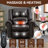Dual Motor Infinite Position Heat Massage Power Lift Recliner Chair with USB Ports-753028750
