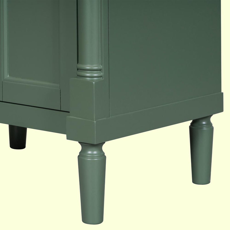Rangement pour salle de bain Montrez, Vert