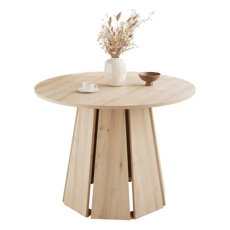Round Dining Table, Natural