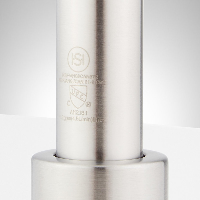 Robinet de salle de bain Lexia, Nickel brossé