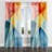 Avnish - Abstract Velvet Room Darkening Grommet Curtain - 1 Panel-1338584624-1338505648
