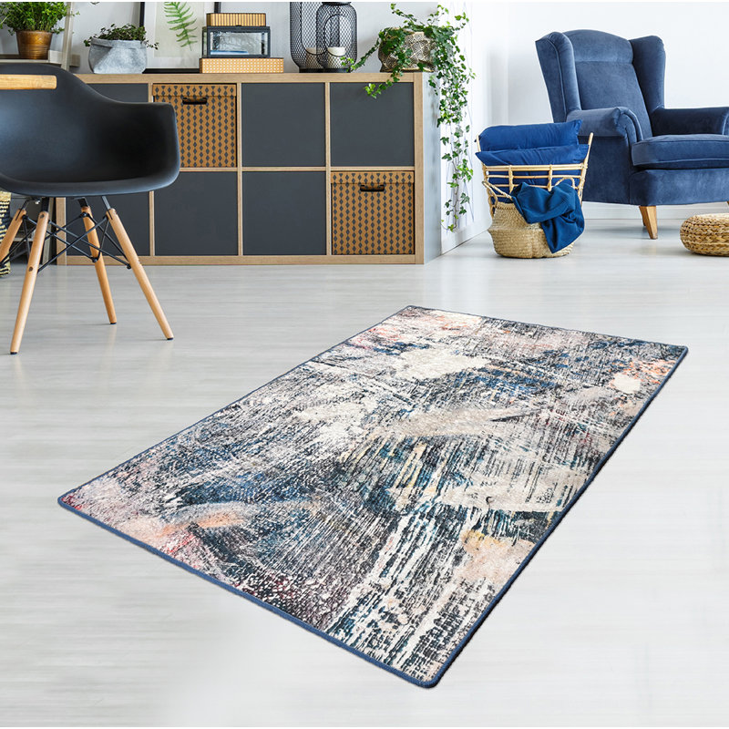 Abstract Shag Area Rug, Rectangle 119 x 178cm