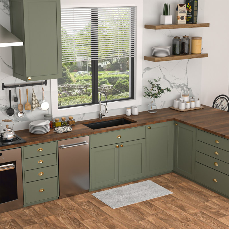 Quartz Granite Composite Kitchen Sink Workstation Undermount Single Bowl Kitchen Sink with Bottom Grid,Cutting Board