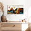 Ensemble de 3 textures de paysage de montagne texturé sur toile-1965952046