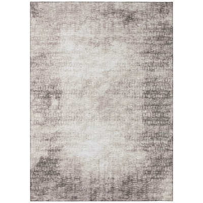 Chenille Abstract Indoor / Outdoor Rug