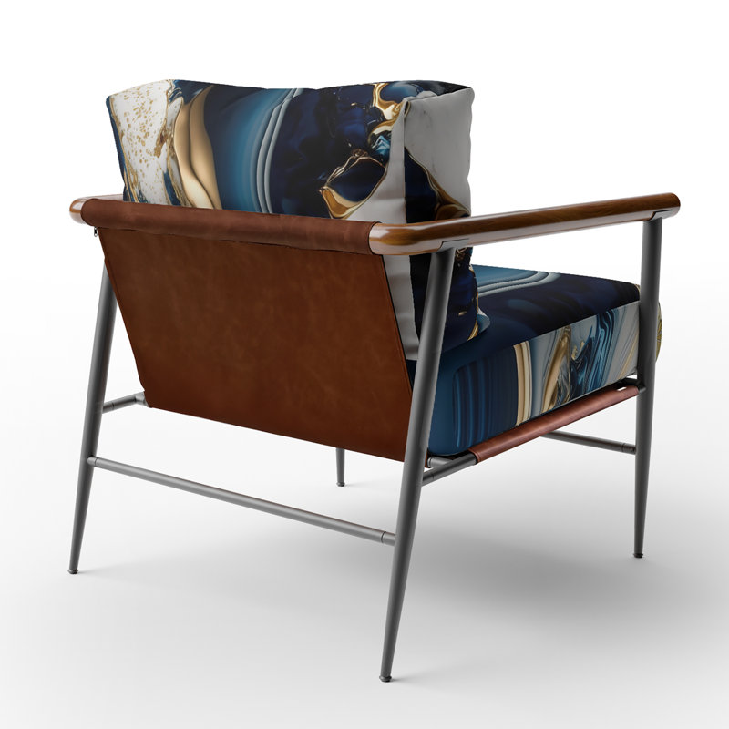 Fauteuil d'appoint Crofford, Noir, noir, noir, noir