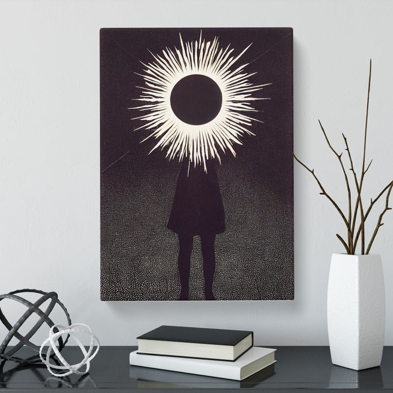 Keana Holding The Sun - Wrapped Canvas, 50cm H x 35cm W x 3cm D